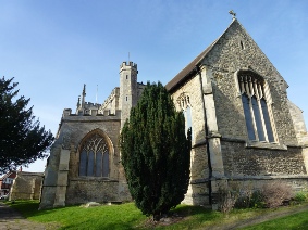 The church of St Peter & St Paul.