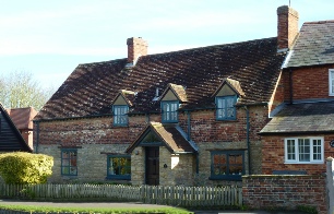 A house on the High Street in Great Linford.